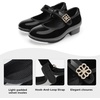 image:imageSTELLE Girls Tap Shoes Boys Buckle PU Leather Dance ShoesToddlerLittle KidBig KidBlack