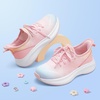 image:imageStelle Girls Sneakers Kids Tennis Running Walking Shoes SlipOn Athletic Non Slip Lightweight Breathable Sport Shoes for LittleBig KidRainbow Blue