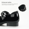 image:imageStelle Girls Tap Shoes Toddler Dance Shoes PU Leather Easy StrapToddlerLittle KidBig KidBlack