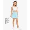 image:imageStelle Girls Tennis Skirts with Pockets Athletic Skorts Inner Shorts High Waisted Sports Golf Running SkirtAqua Blue