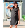 image:imageStelle Girls Tennis Skirts with Pockets Athletic Skorts Inner Shorts High Waisted Sports Golf Running SkirtBlack