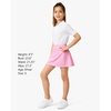 image:imageStelle Girls Tennis Skirts with Pockets Athletic Skorts Inner Shorts High Waisted Sports Golf Running SkirtCotton Candy