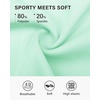 image:imageStelle Girls Tennis Skirts with Pockets Athletic Skorts Inner Shorts High Waisted Sports Golf Running SkirtMint Green