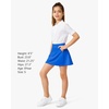 image:imageStelle Girls Tennis Skirts with Pockets Athletic Skorts Inner Shorts High Waisted Sports Golf Running SkirtSapphire