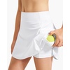 image:imageStelle Girls Tennis Skirts with Pockets Athletic Skorts Inner Shorts High Waisted Sports Golf Running SkirtWhite