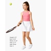 image:imageStelle Girls Tennis Skirts with Pockets Athletic Skorts Inner Shorts High Waisted Sports Golf Running SkirtWhite