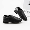 image:imageStelle Jazz Shoes for Girls and Boys PU Leather SlipOn Jazz Dance ShoesBlack