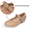 image:imageStelle Tap Shoes for Girls Toddler Dance Shoes Easy Strap Scallop Design ToddlerLittle KidBig KidTan