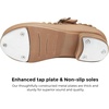 image:imageStelle Tap Shoes for Girls Toddler Dance Shoes Easy Strap Scallop Design ToddlerLittle KidBig KidTan