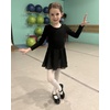 image:imageStelle Tap Shoes for Girls Toddler PU Leather NonSlip Dance Shoes for ToddlerLittle KidBig KidBlack