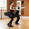 image:imageStelle Tap Shoes for Girls Toddler PU Leather NonSlip Dance Shoes for ToddlerLittle KidBig KidBlack Giltter