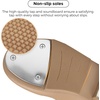 image:imageStelle Tap Shoes for Girls Toddler PU Leather NonSlip Dance Shoes for ToddlerLittle KidBig KidTan