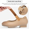 image:imageStelle Tap Shoes for Girls Toddler PU Leather NonSlip Dance Shoes for ToddlerLittle KidBig KidTan