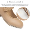 image:imageStelle Tap Shoes for Girls Toddler PU Leather NonSlip Dance Shoes for ToddlerLittle KidBig KidTan
