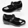 image:imageStelle Tap Shoes for Girls Toddler PU Tap Dance Shoes for ToddlerLittle KidsBig KidsBlack