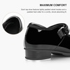 image:imageStelle Tap Shoes for Girls Toddler PU Tap Dance Shoes for ToddlerLittle KidsBig KidsBlack