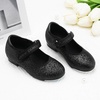 image:imageStelle Tap Shoes for Girls Toddler PU Tap Dance Shoes for ToddlerLittle KidsBig KidsBlack Giltter