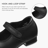 image:imageStelle Tap Shoes for Girls Toddler PU Tap Dance Shoes for ToddlerLittle KidsBig KidsBlack Matte