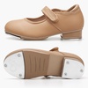 image:imageStelle Tap Shoes for Girls Toddler PU Tap Dance Shoes for ToddlerLittle KidsBig KidsTan