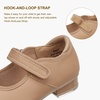 image:imageStelle Tap Shoes for Girls Toddler PU Tap Dance Shoes for ToddlerLittle KidsBig KidsTan
