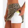image:imageStelle Tennis Skirts for Women Athletic Skirt with Shorts Golf Skort Pocket High Waisted Skorts Workout PickleballCheetah