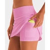 image:imageStelle Tennis Skirts for Women Athletic Skirt with Shorts Golf Skort Pocket High Waisted Skorts Workout PickleballCotton Candy