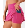 image:imageStelle Tennis Skirts for Women Athletic Skirt with Shorts Golf Skort Pocket High Waisted Skorts Workout PickleballDreamhouse Pink