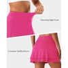 image:imageStelle Tennis Skirts for Women Athletic Skirt with Shorts Golf Skort Pocket High Waisted Skorts Workout PickleballDreamhouse Pink