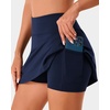 image:imageStelle Tennis Skirts for Women Athletic Skirt with Shorts Golf Skort Pocket High Waisted Skorts Workout PickleballNavy