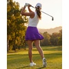 image:imageStelle Tennis Skirts for Women Athletic Skirt with Shorts Golf Skort Pocket High Waisted Skorts Workout PickleballPurple