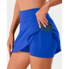 image:imageStelle Tennis Skirts for Women Athletic Skirt with Shorts Golf Skort Pocket High Waisted Skorts Workout PickleballSapphire
