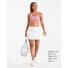 image:imageStelle Tennis Skirts for Women Athletic Skirt with Shorts Golf Skort Pocket High Waisted Skorts Workout PickleballWhite