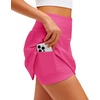 image:imageStelle Women Skort High Waisted Tennis Skirt with Pockets Mini A Line Casual Skirts for Athletic Golf PickleballDreamhouse Pink