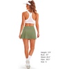 image:imageStelle Women Tennis Skirt Golf Skorts Athletic High Waisted with Pockets Inner Shorts Sport Workout Pleated PickleballArmy Green