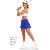 image:imageStelle Women Tennis Skirt Golf Skorts Athletic High Waisted with Pockets Inner Shorts Sport Workout Pleated PickleballAtlantic Blue