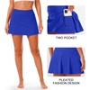 image:imageStelle Women Tennis Skirt Golf Skorts Athletic High Waisted with Pockets Inner Shorts Sport Workout Pleated PickleballAtlantic Blue