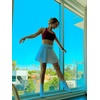 image:imageStelle Women Tennis Skirt Golf Skorts Athletic High Waisted with Pockets Inner Shorts Sport Workout Pleated PickleballAwhite