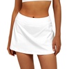 image:imageStelle Women Tennis Skirt Golf Skorts Athletic High Waisted with Pockets Inner Shorts Sport Workout Pleated PickleballAwhite
