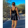 image:imageStelle Women Tennis Skirt Golf Skorts Athletic High Waisted with Pockets Inner Shorts Sport Workout Pleated PickleballBlack