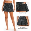 image:imageStelle Women Tennis Skirt Golf Skorts Athletic High Waisted with Pockets Inner Shorts Sport Workout Pleated PickleballBlackgrey Camo