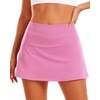 image:imageStelle Women Tennis Skirt Golf Skorts Athletic High Waisted with Pockets Inner Shorts Sport Workout Pleated PickleballCotton Candy