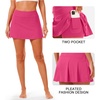 image:imageStelle Women Tennis Skirt Golf Skorts Athletic High Waisted with Pockets Inner Shorts Sport Workout Pleated PickleballDreamhouse Pink