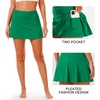 image:imageStelle Women Tennis Skirt Golf Skorts Athletic High Waisted with Pockets Inner Shorts Sport Workout Pleated PickleballEvergreen