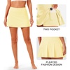 image:imageStelle Women Tennis Skirt Golf Skorts Athletic High Waisted with Pockets Inner Shorts Sport Workout Pleated PickleballLemon Butter