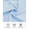 image:imageStelle Women Tennis Skirt Golf Skorts Athletic High Waisted with Pockets Inner Shorts Sport Workout Pleated PickleballLight Blue