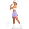 image:imageStelle Women Tennis Skirt Golf Skorts Athletic High Waisted with Pockets Inner Shorts Sport Workout Pleated PickleballLilac
