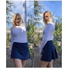 image:imageStelle Women Tennis Skirt Golf Skorts Athletic High Waisted with Pockets Inner Shorts Sport Workout Pleated PickleballNavy