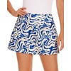 image:imageStelle Women Tennis Skirt Golf Skorts Athletic High Waisted with Pockets Inner Shorts Sport Workout Pleated PickleballOcean Breeze