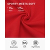 image:imageStelle Women Tennis Skirt Golf Skorts Athletic High Waisted with Pockets Inner Shorts Sport Workout Pleated PickleballRed