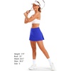 image:imageStelle Women Tennis Skirt Golf Skorts Athletic High Waisted with Pockets Inner Shorts Sport Workout Pleated PickleballRoyal Blue